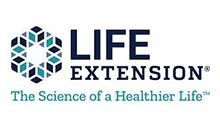 The logo for life extension is the science of a healthier life.
