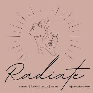 Radiate | Esthetics & Event Makeup + Hair logo