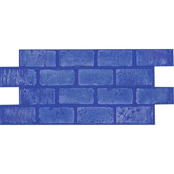 It looks like a blue brick wall with a white background