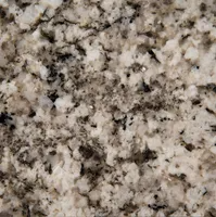 Close-up of granite countertop with speckled gray, white, and black patterns.