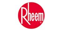 Rheem logo: white