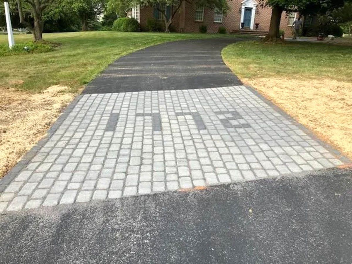 A clean driveway