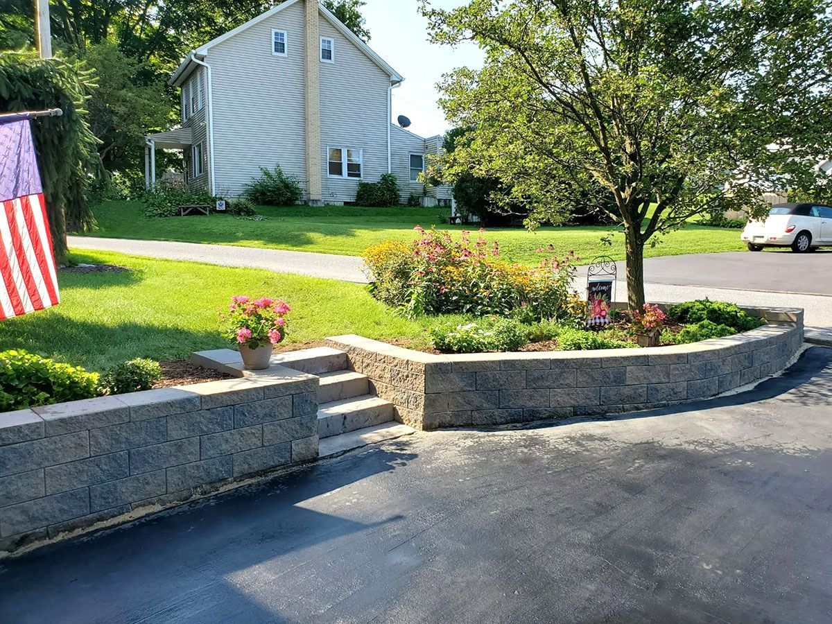 Beautiful retaining walls