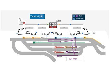 Terminal A map