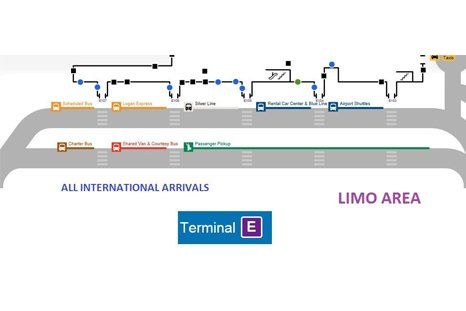 Terminal E map