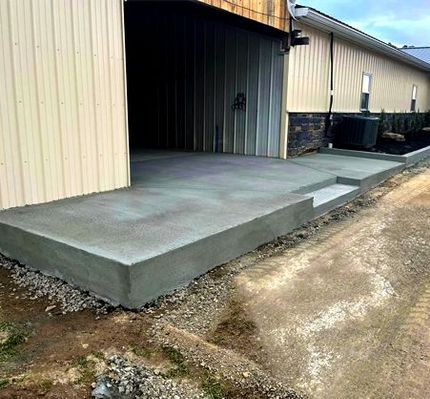 Warehouse concrete flooring