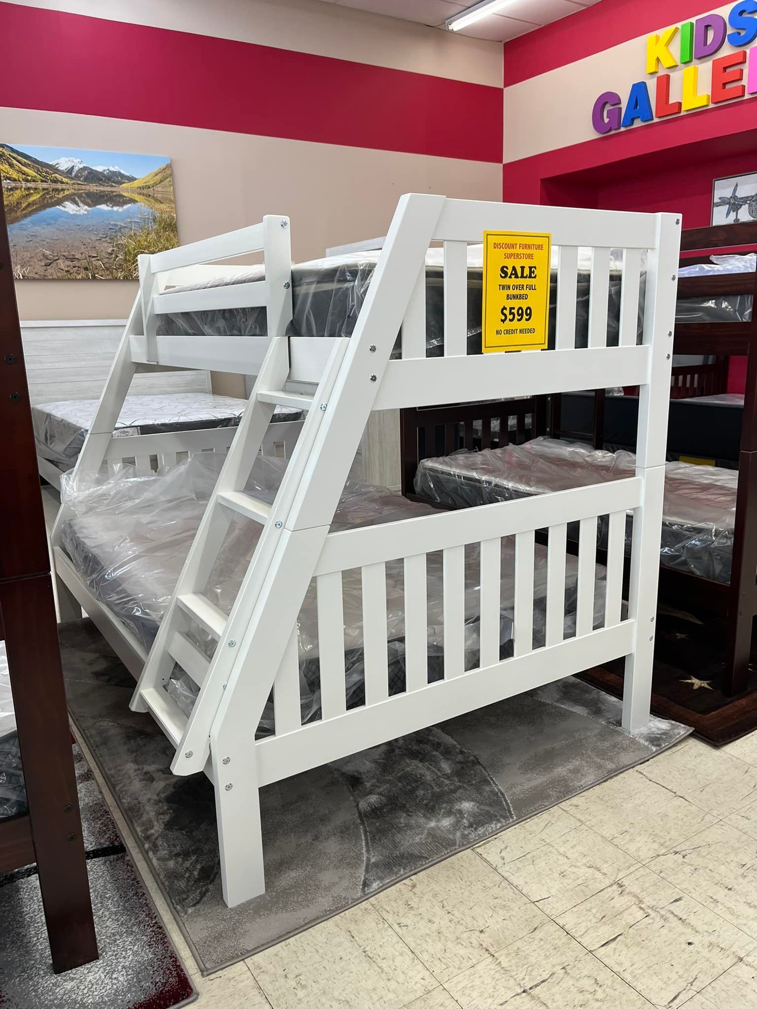 Twin over full bunkbed