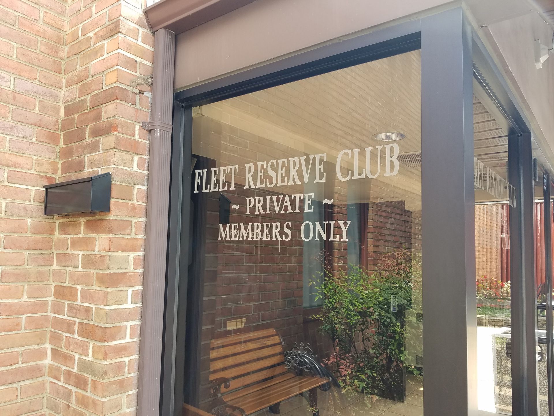 The fleet reserve club is a private members only club