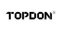 TOPDON logo in bold, block letters, black on white background.
