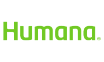The humana logo is green and white on a white background.