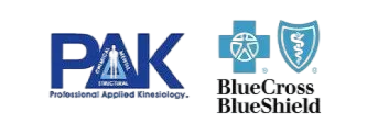 Professional Applied Kinesiology and BlueCross BlueShield logos