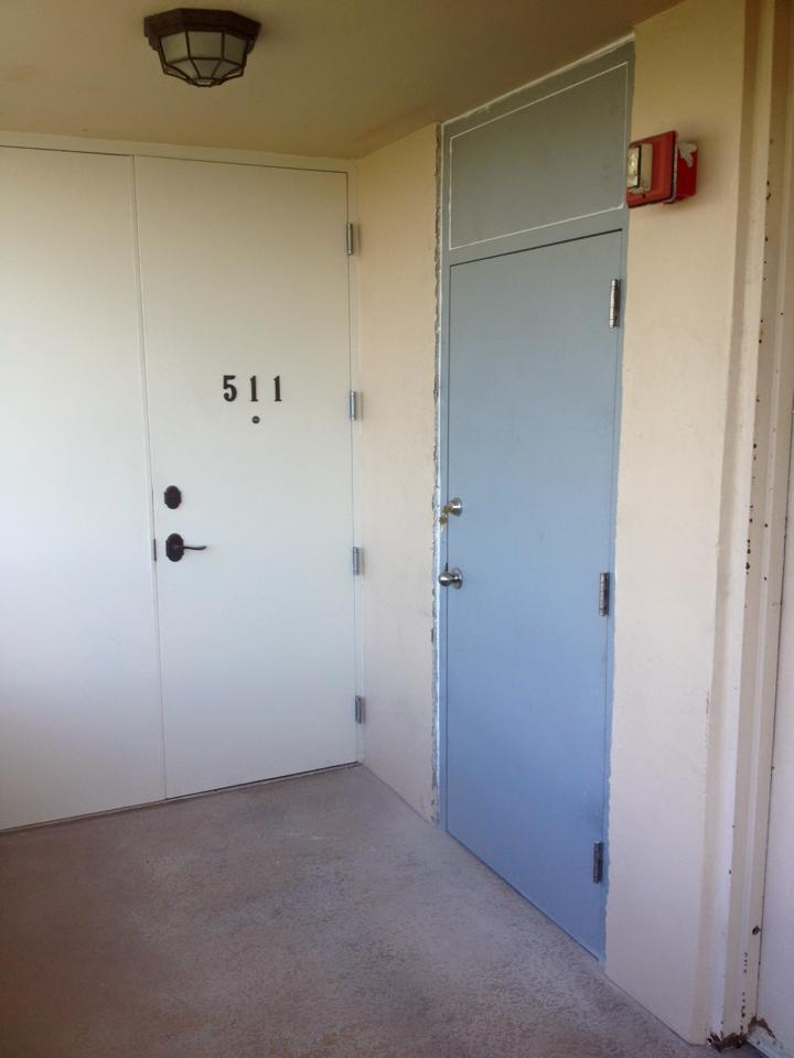 A door with the number 511 on it