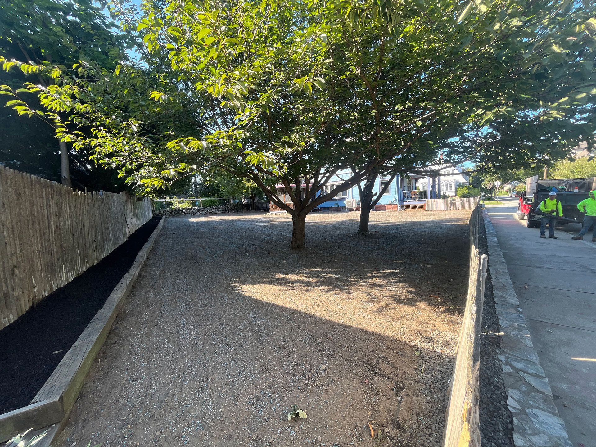 Landscape leveling service