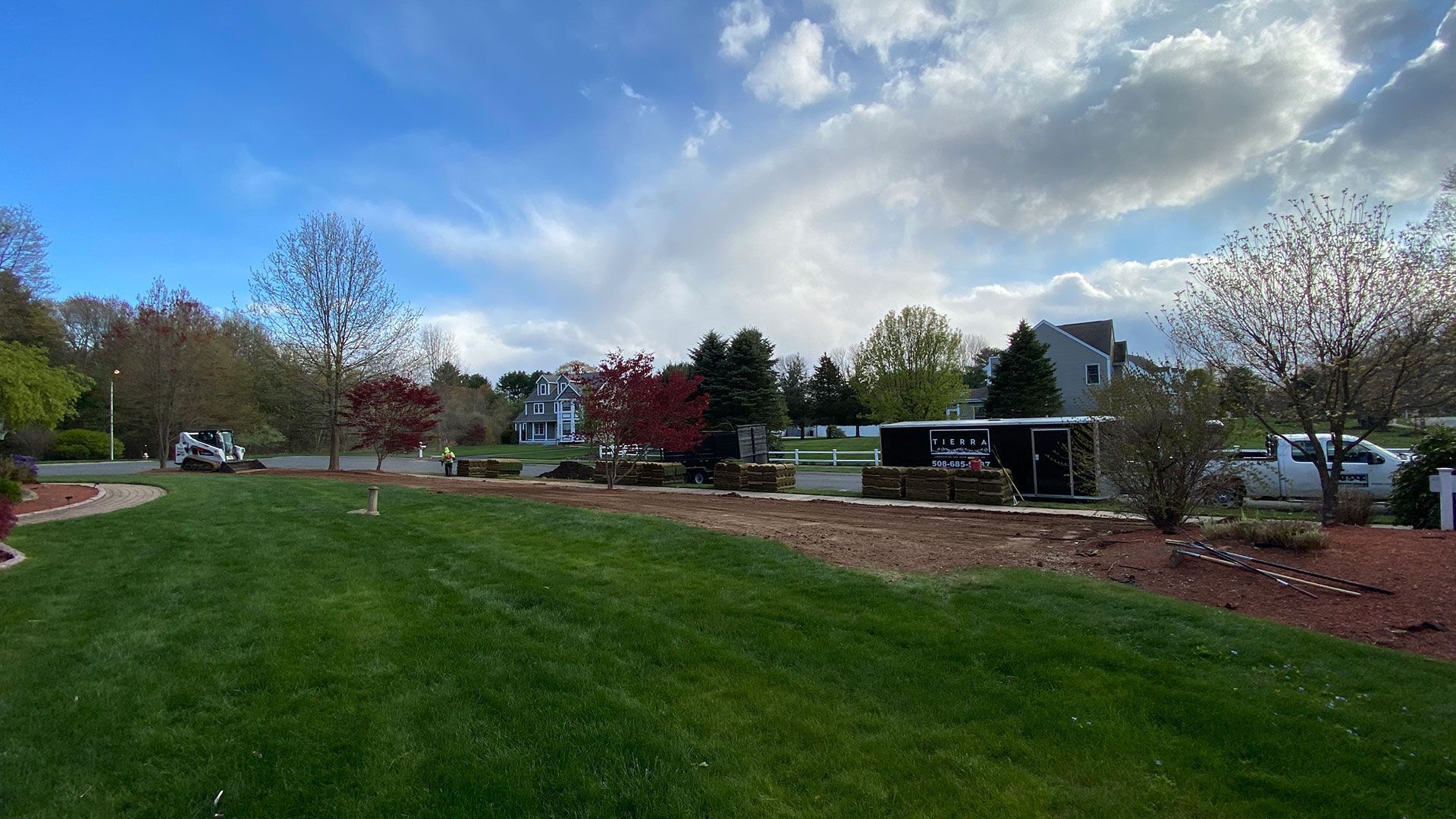 Grass and sod installation service in Rhode Island