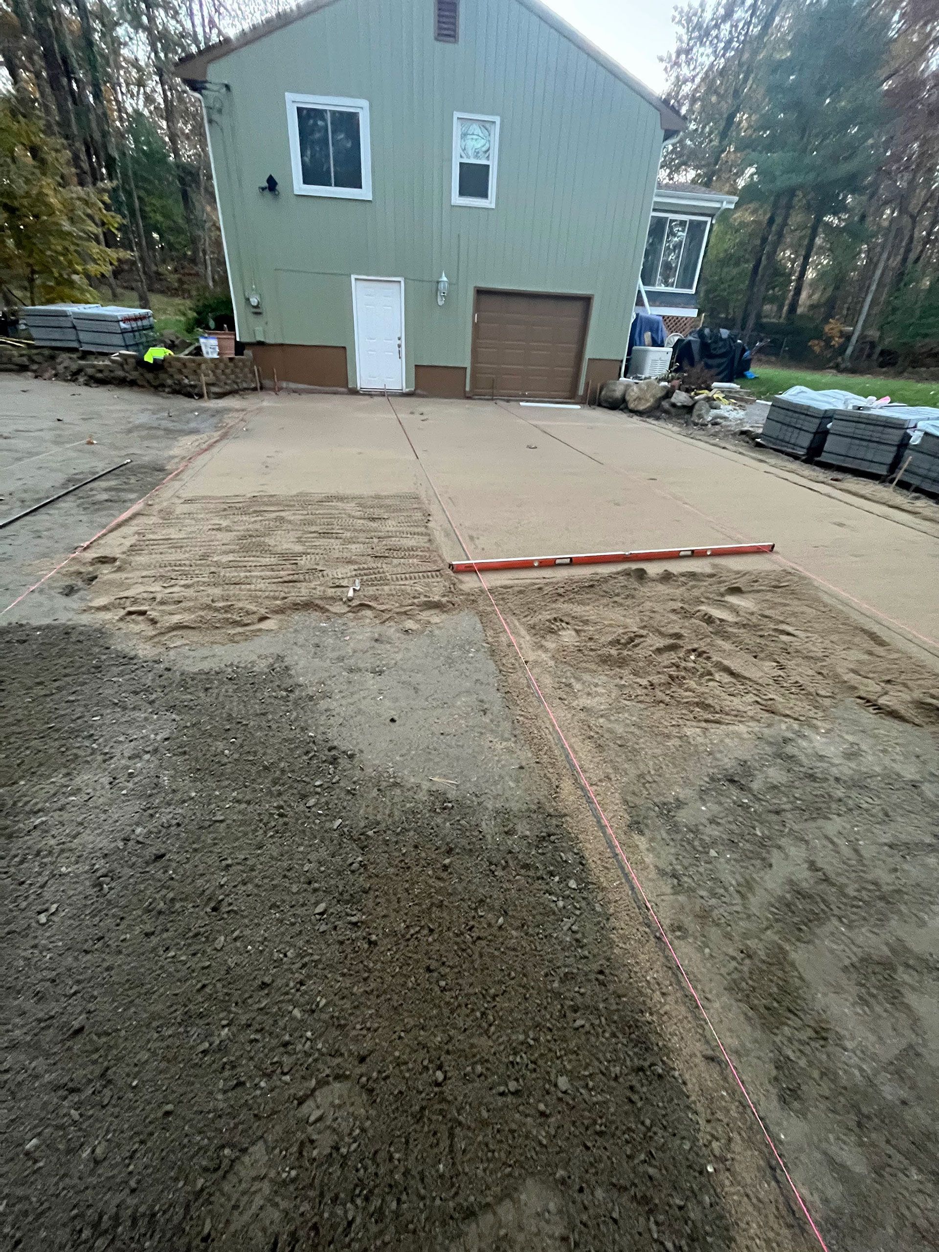 Residential patio construction