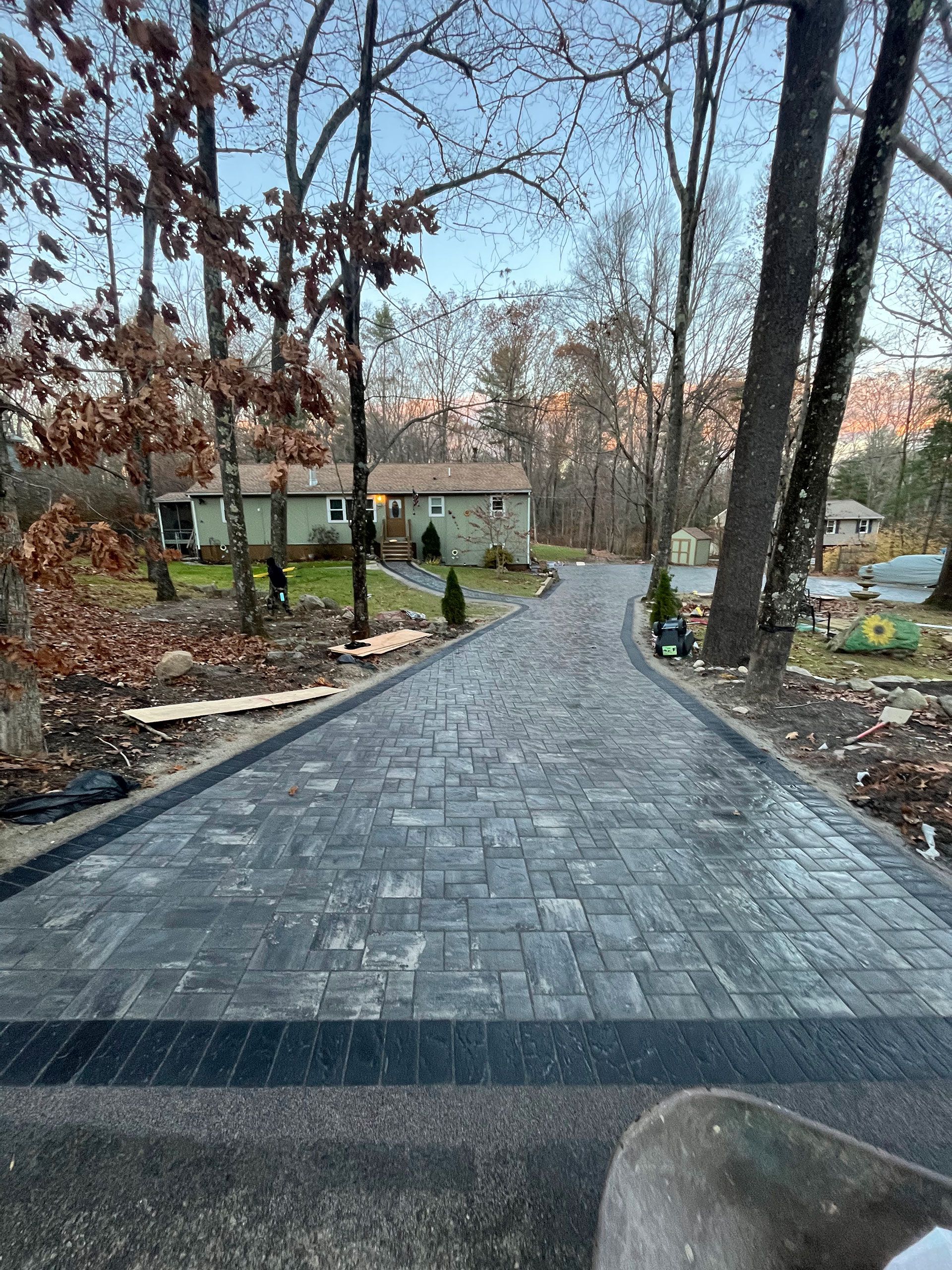 Driveway hardscaping
