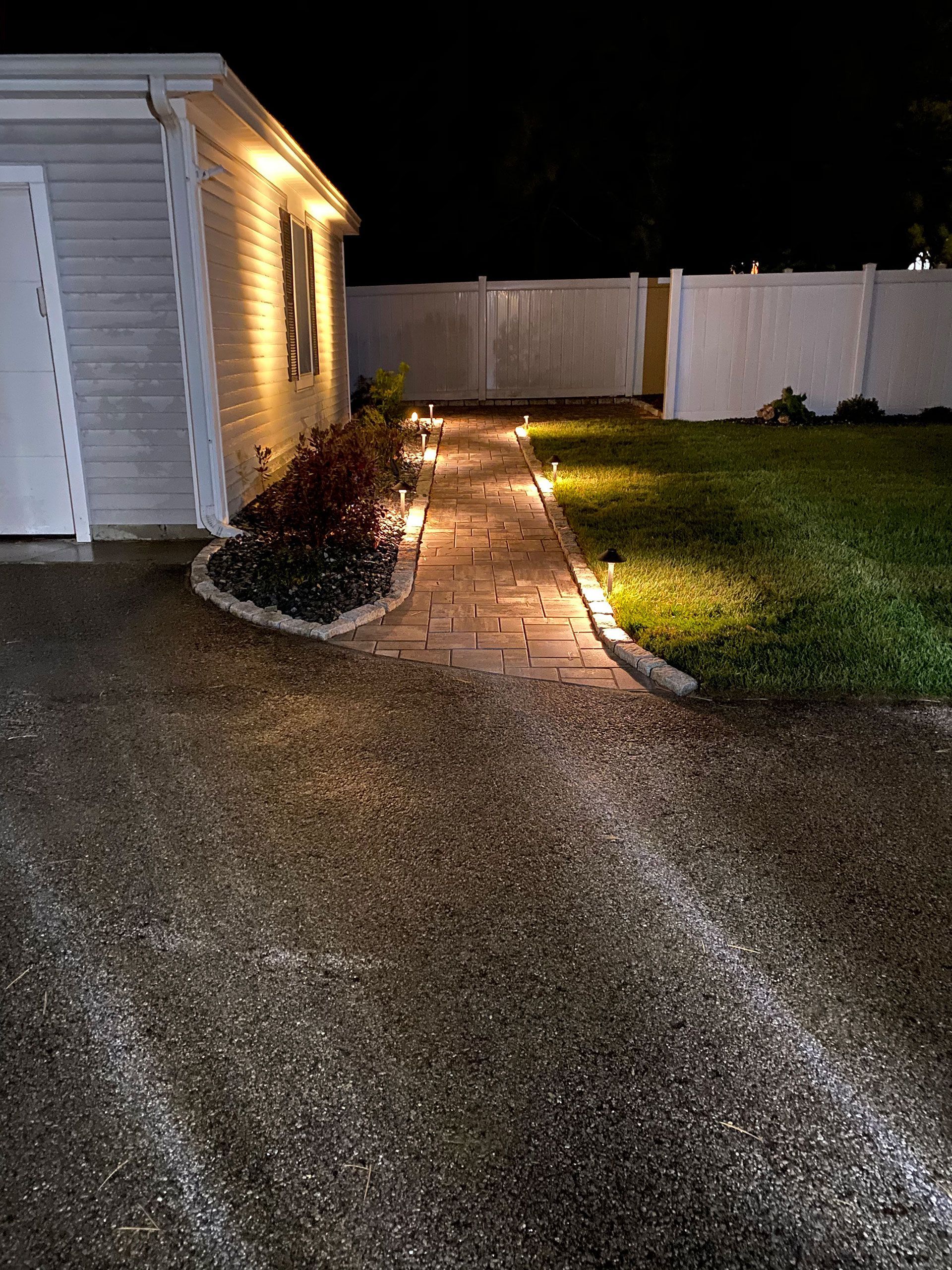Home walkway and landscape lighting