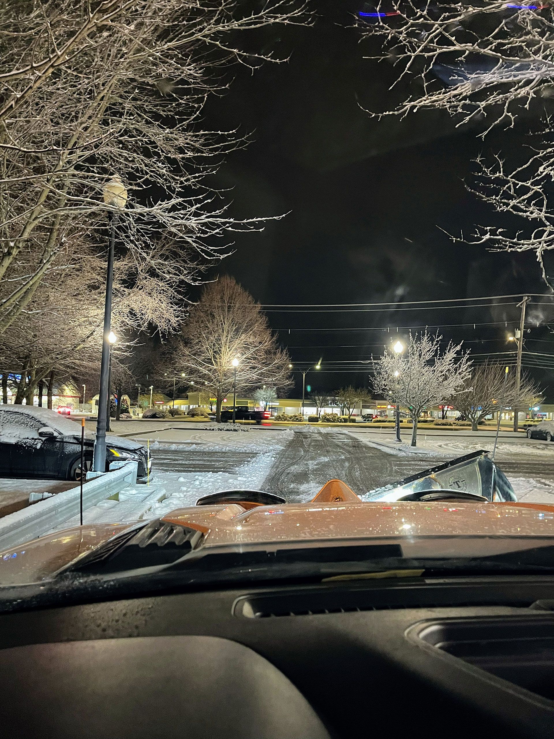 Snow removal on going in Rhode Island