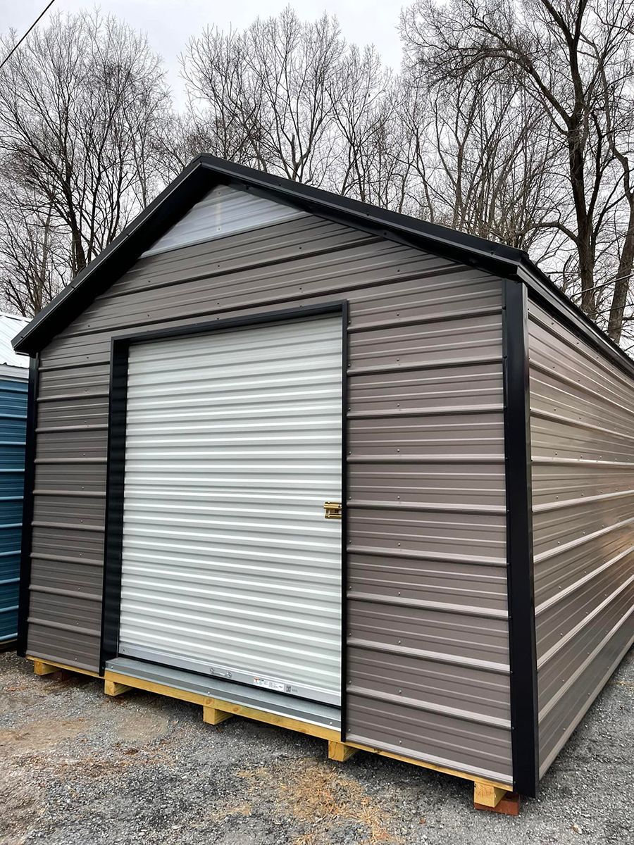 Metal shed