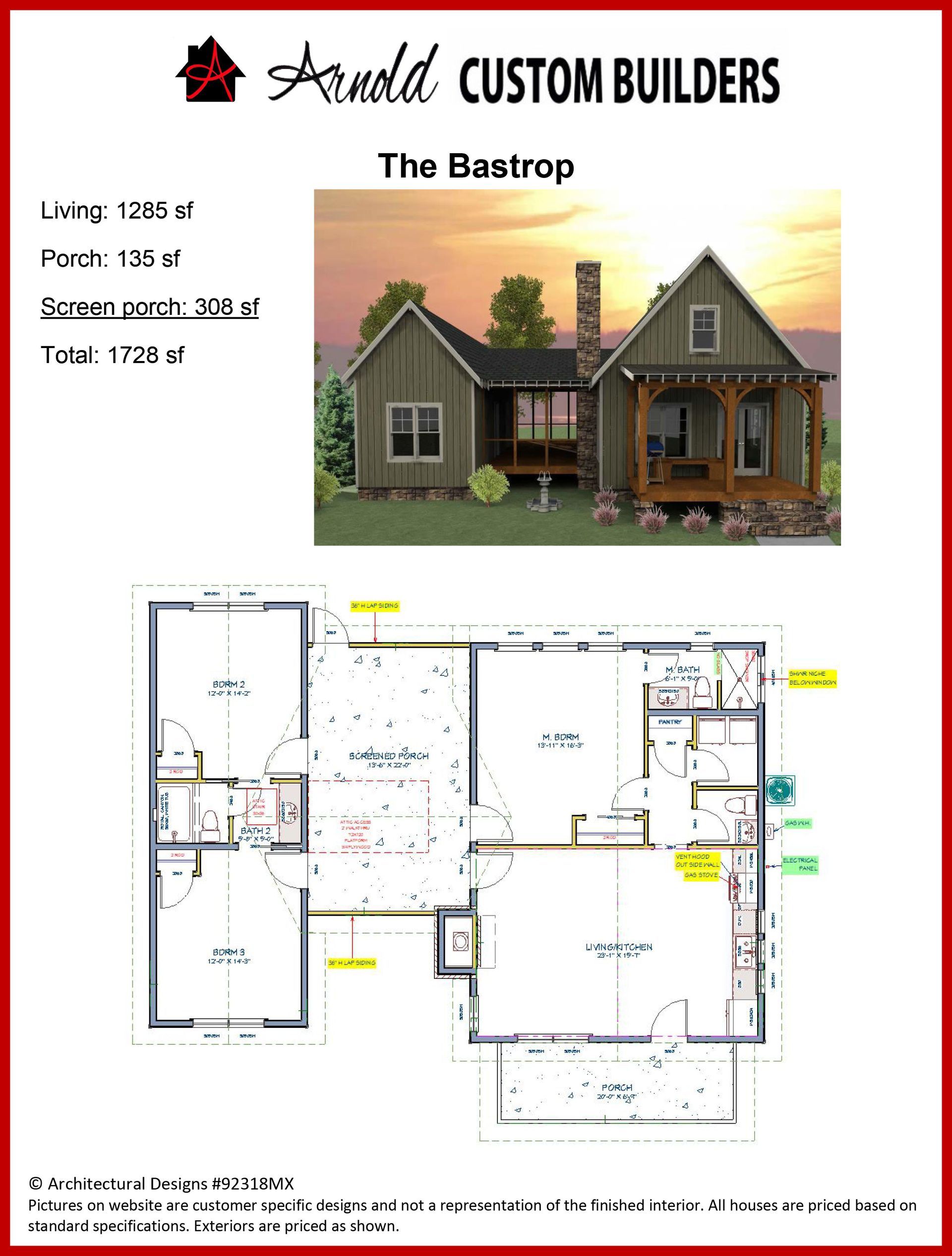 The Bastrop Floor Plan