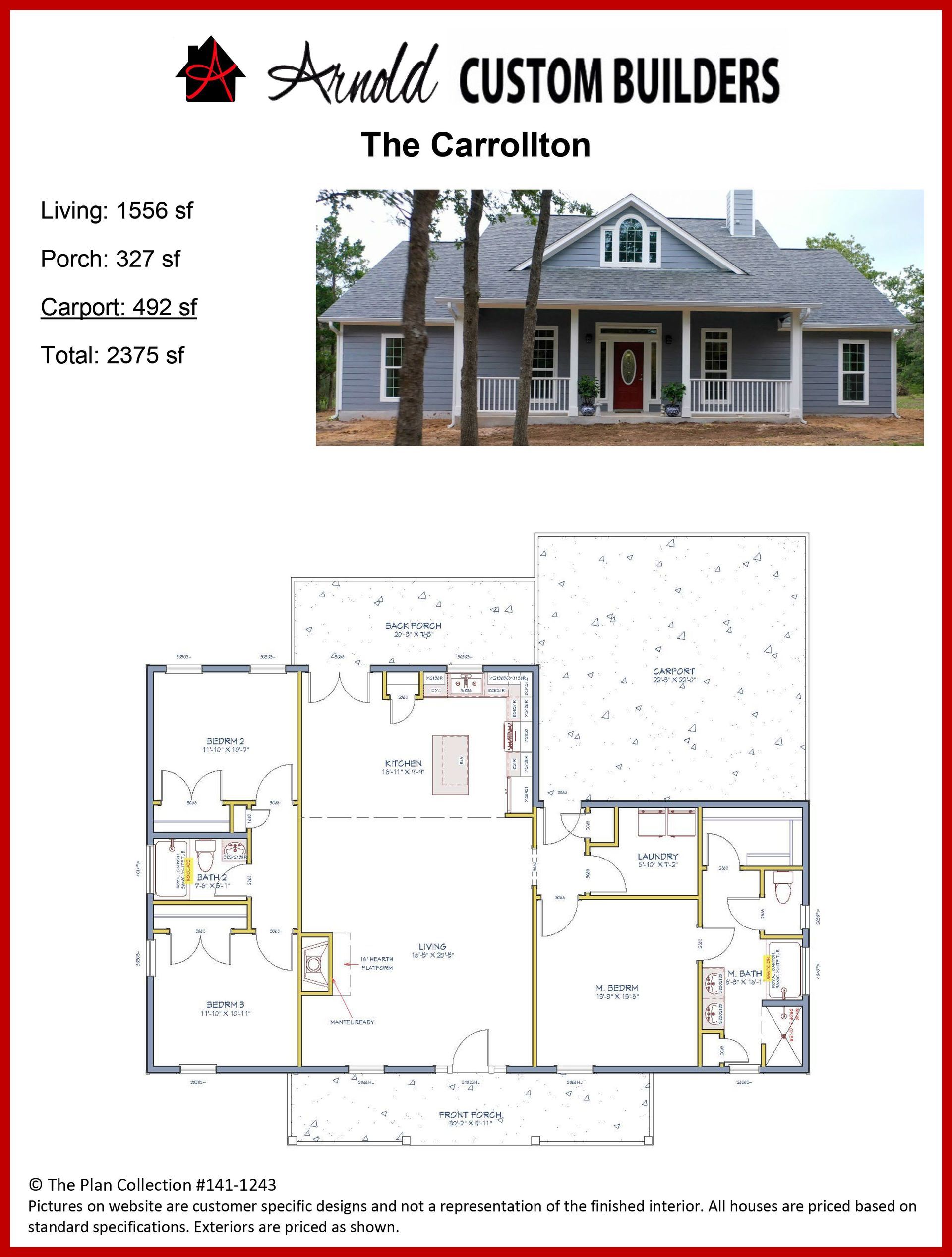 The Carrollton Floor Plan