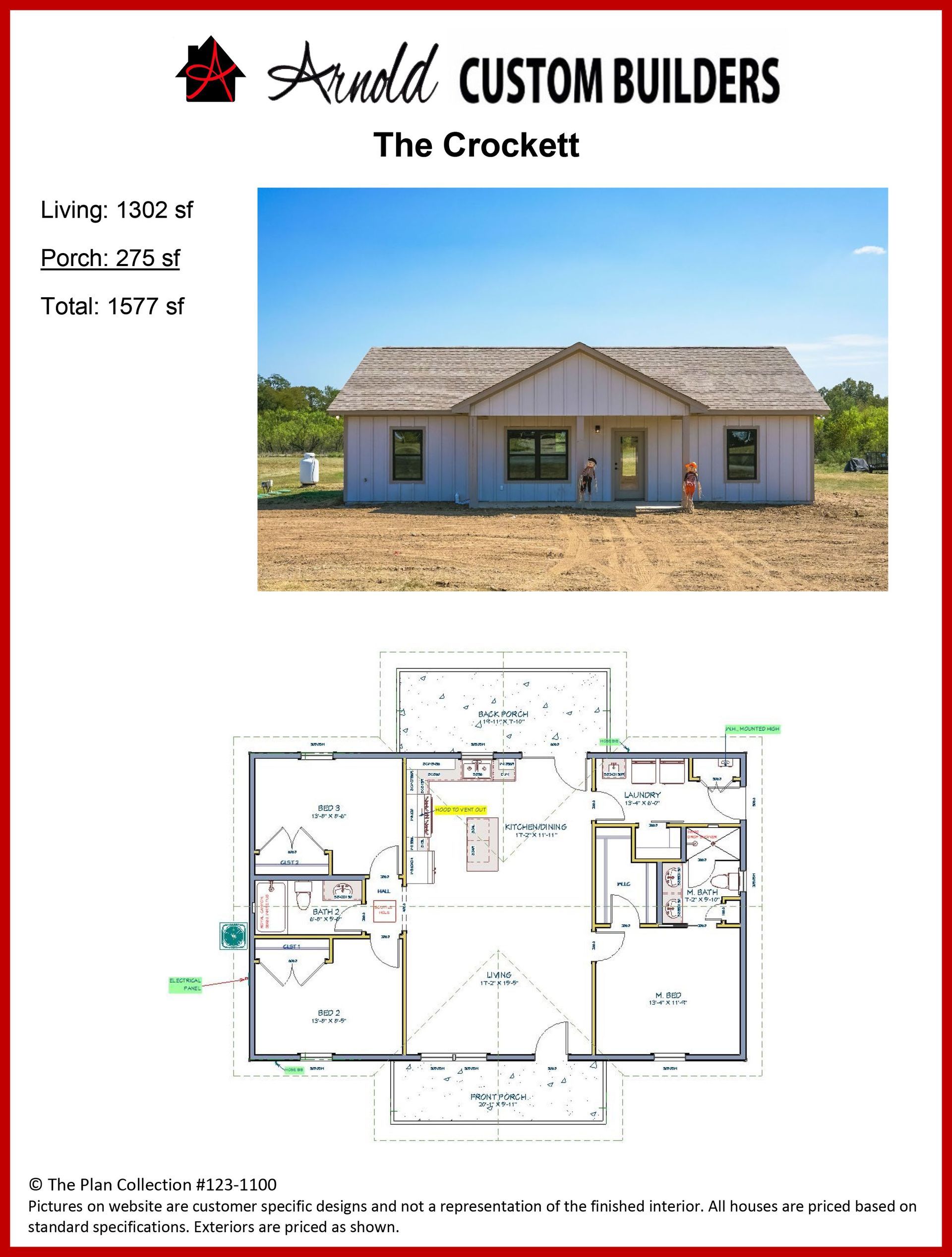 The Crocket Floor Plan
