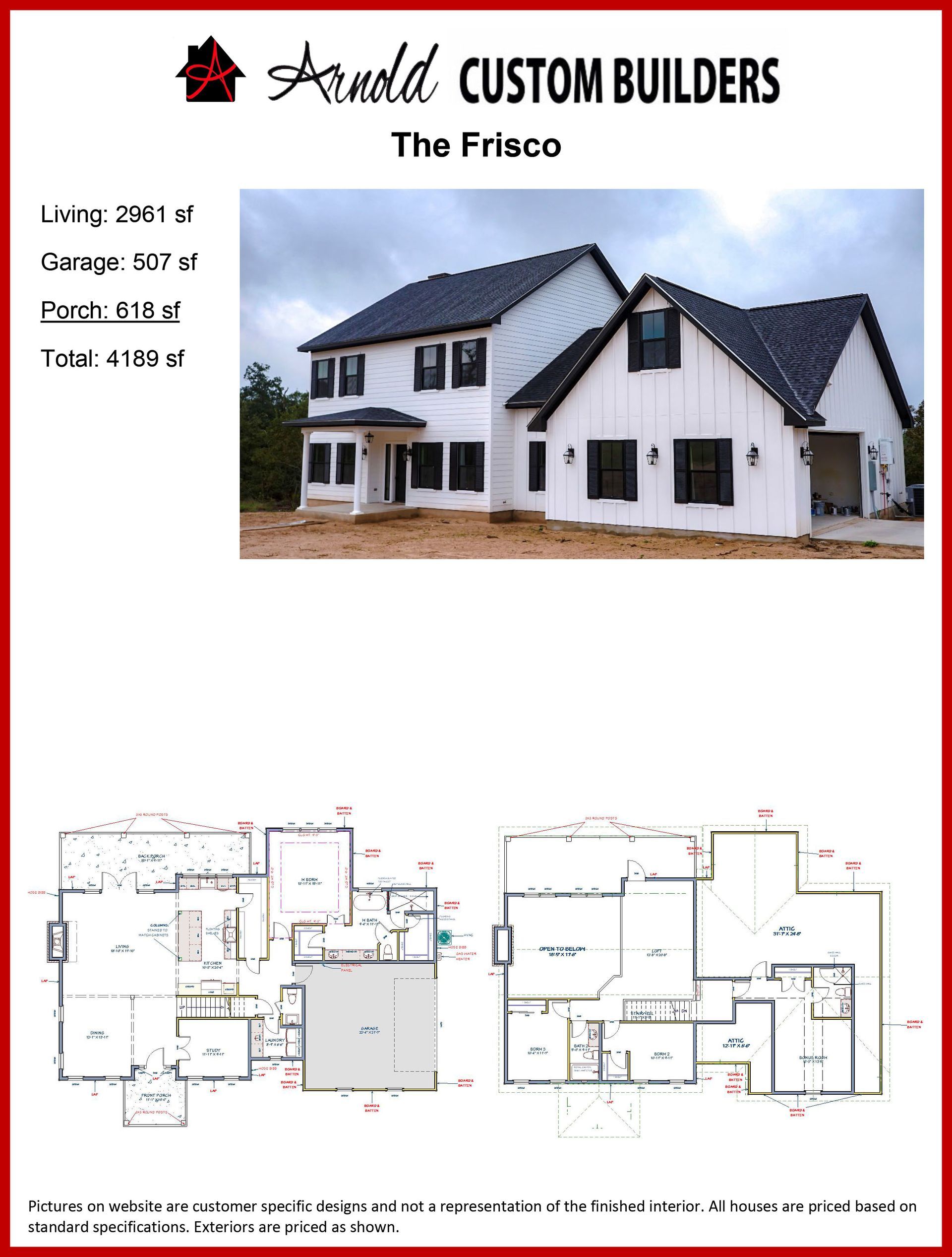 The Frisco Floor Plan
