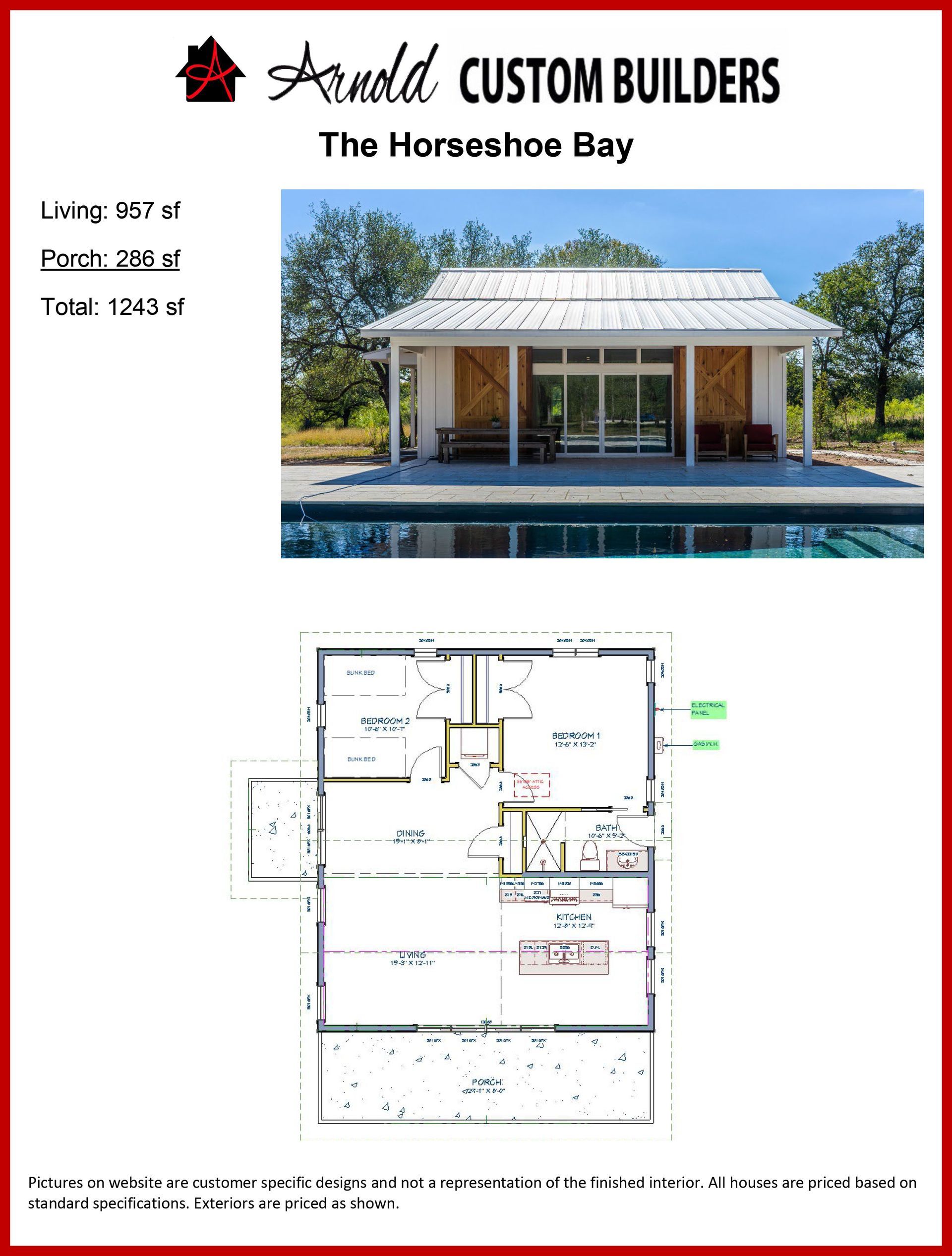 The Horseshoe Bay Floor Plan