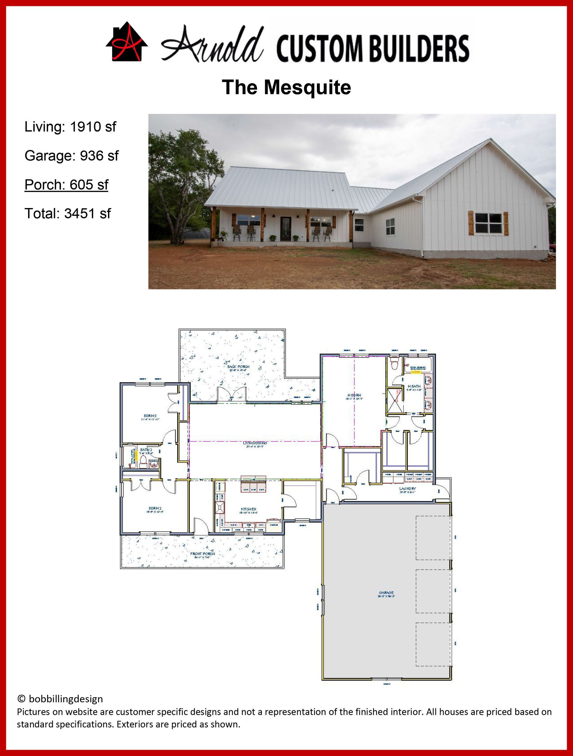 The Mesquite Floor Plan
