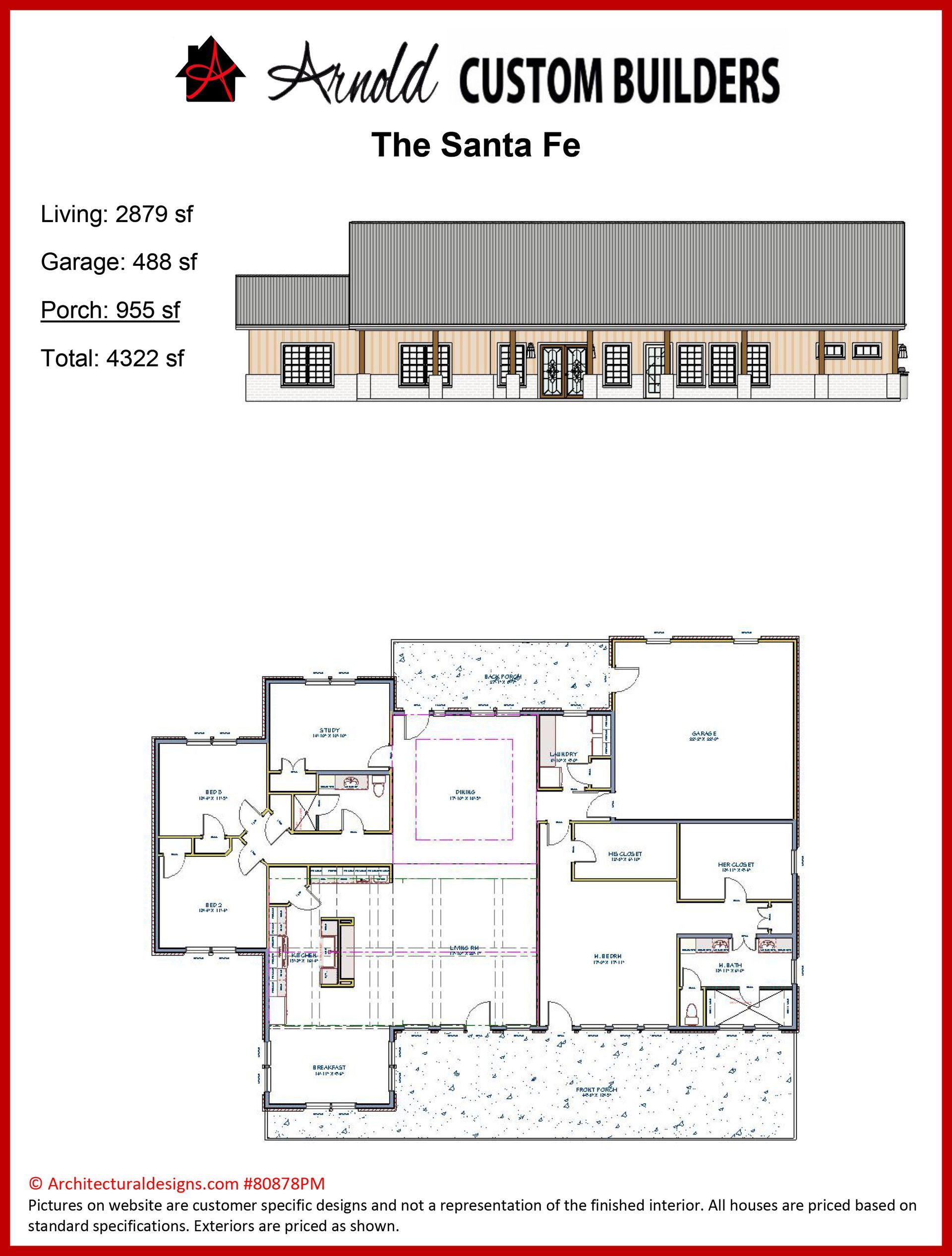 The Santa Fe Floor Plan