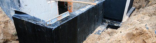 Basement exterior waterproofing