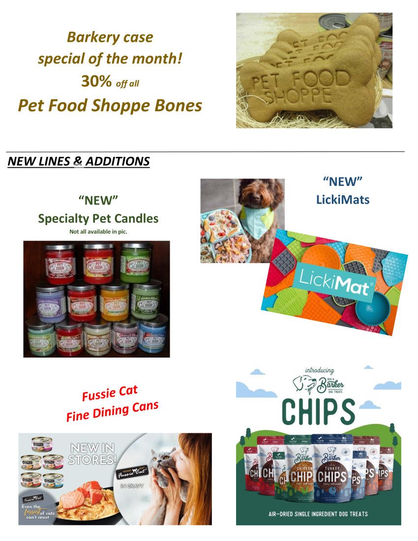 Sales and Events Pet Food Shoppe Ltd