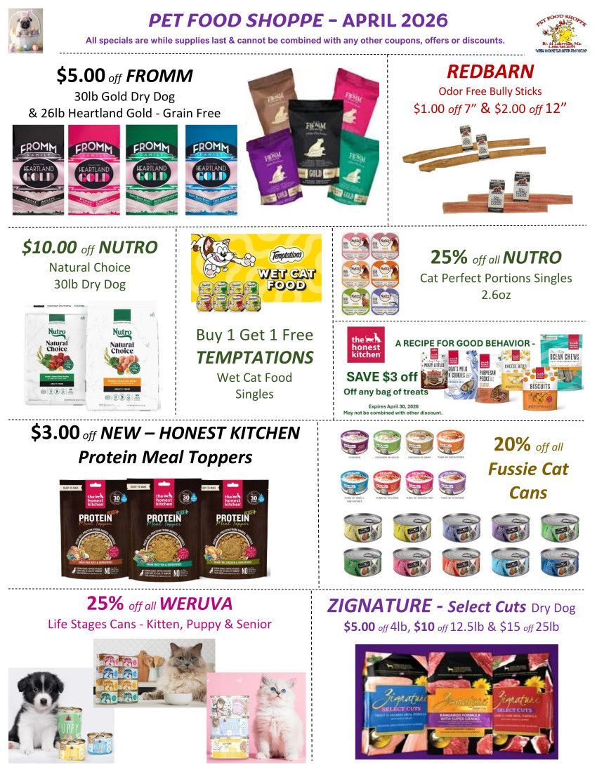 Pet Food Shoppe Ltd promotions