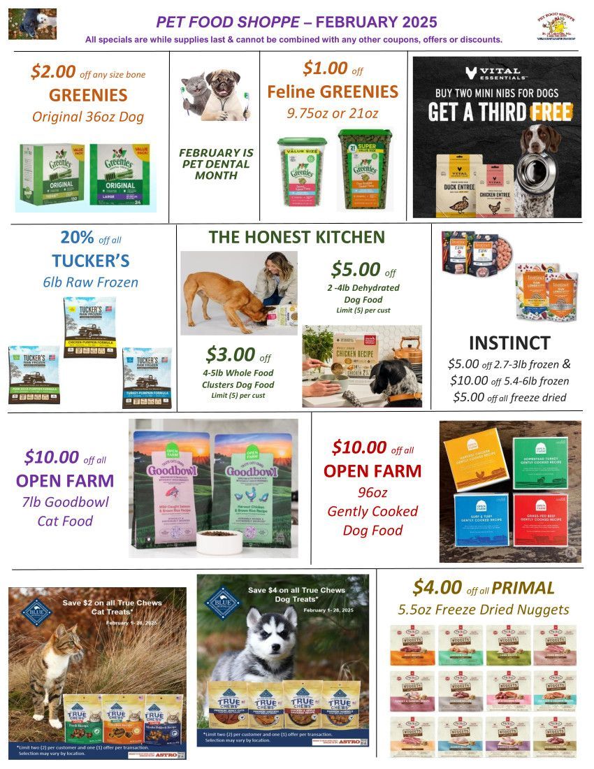 Pet Food Shoppe Ltd promotions