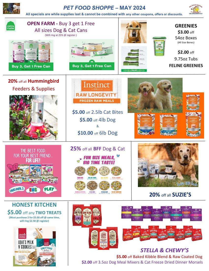 Pet Food Shoppe Ltd promotions