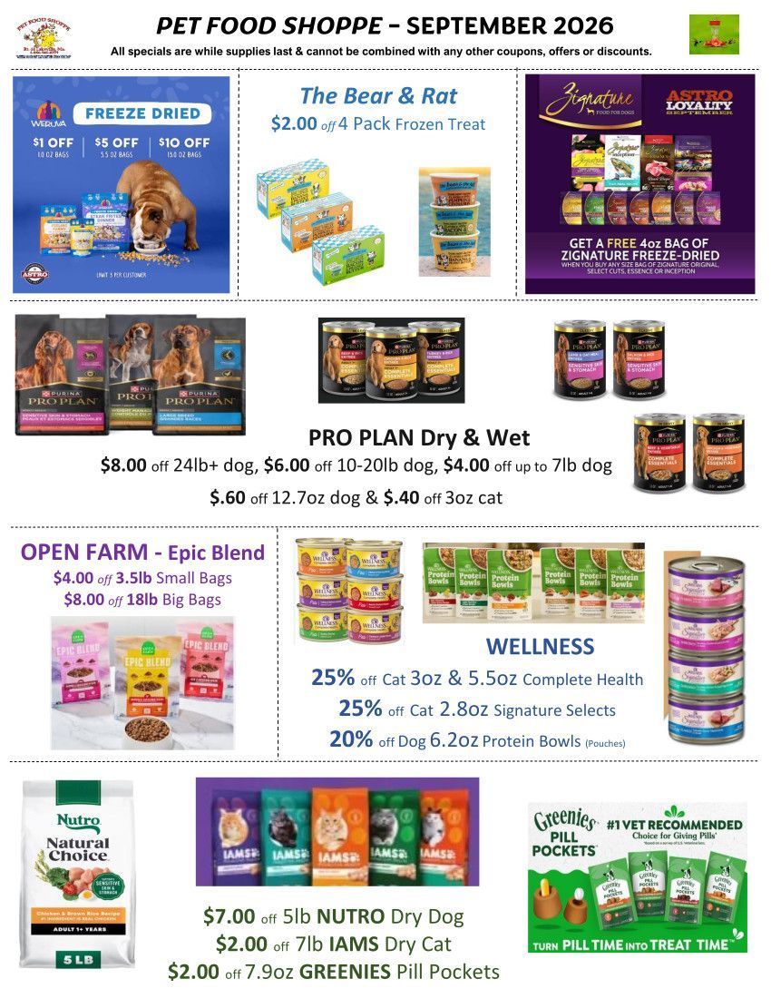 Pet Food Shoppe Ltd promotions
