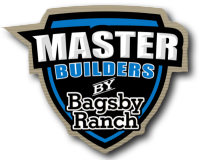 The logo for master builders by bagsby ranch