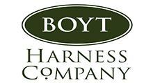 The boyt harness company logo is on a white background.