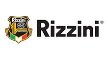 The logo for rizzini is on a white background.