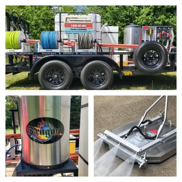 A stainless steel tank with the word swamp on it