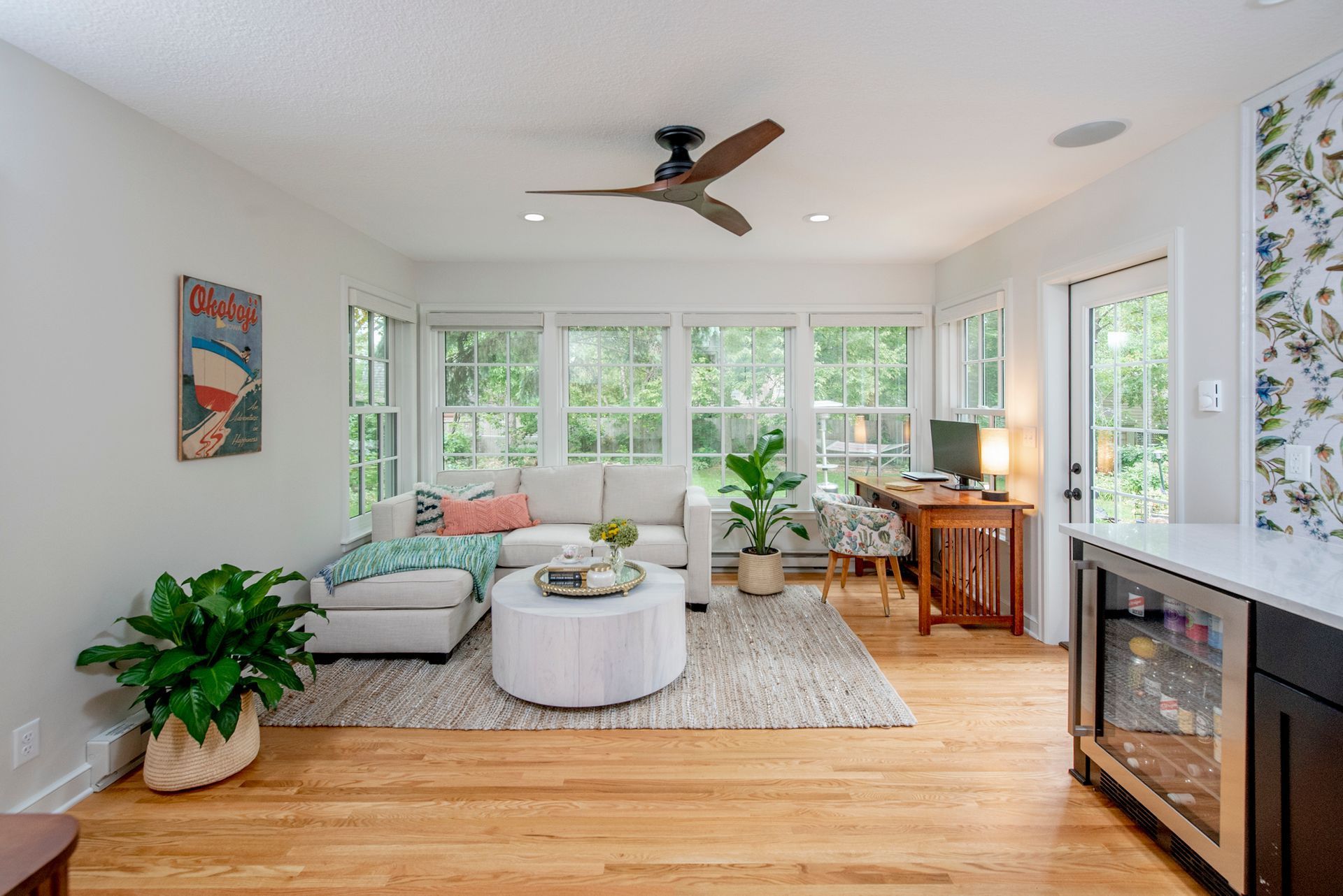 Bright living room