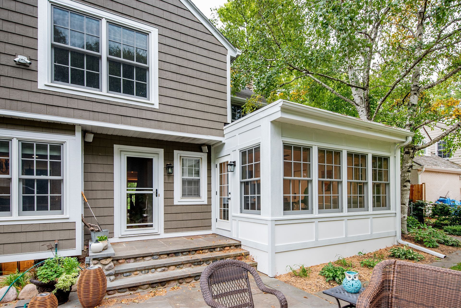 Backyard patio