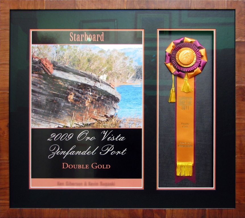 Wine maker award frame