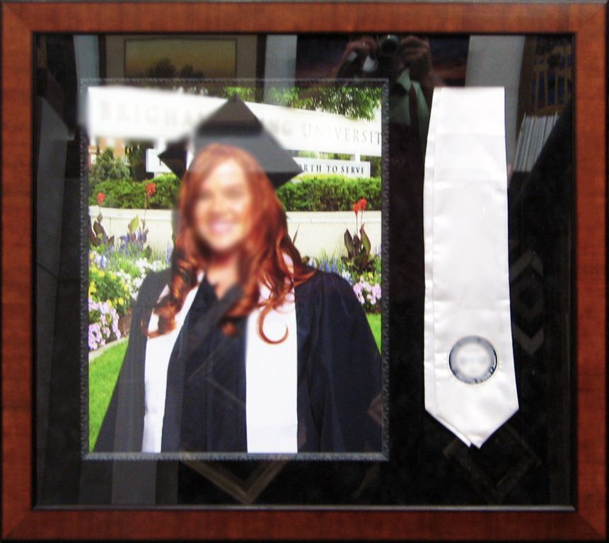 Graduation memorabilia frame