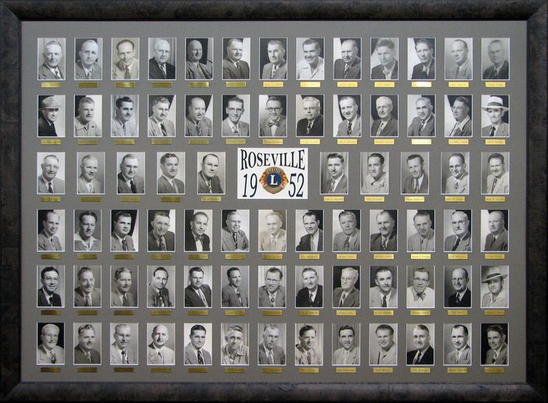 Roseville 1952 photo collage