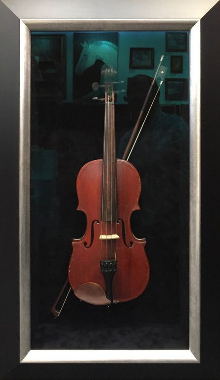 Violin on frame