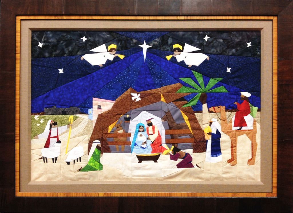 Needlepoint art frame