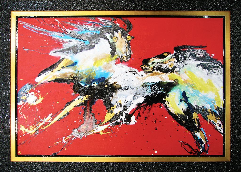 Oil paintings art framed