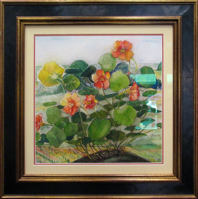 Original artwork framed