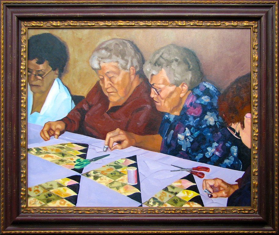 Original artwork framed